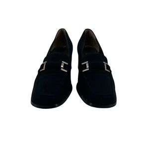 KAREN SCOTT DEIDRE II Navy Blue Block Heels Size 8 1/2 Women’s